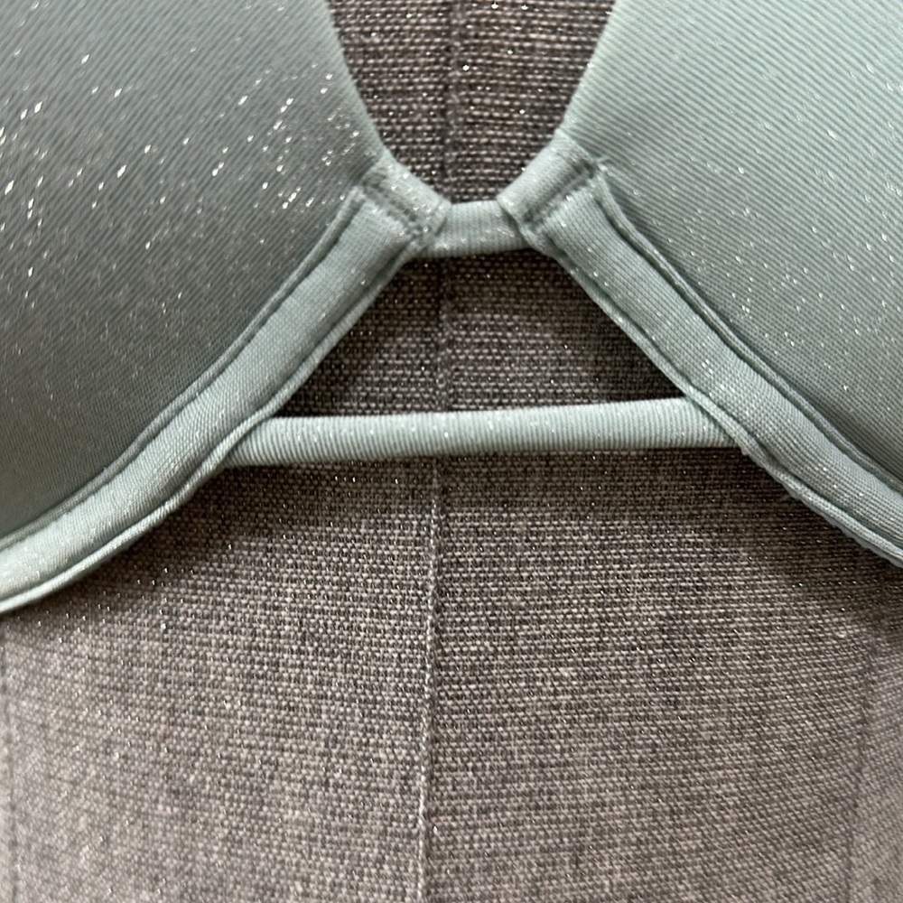 NWT Victoria's Secret Swimsuit Top 38C Blu Green Shimmer Bombshell Add‎ Two Cups - Picture 10 of 17